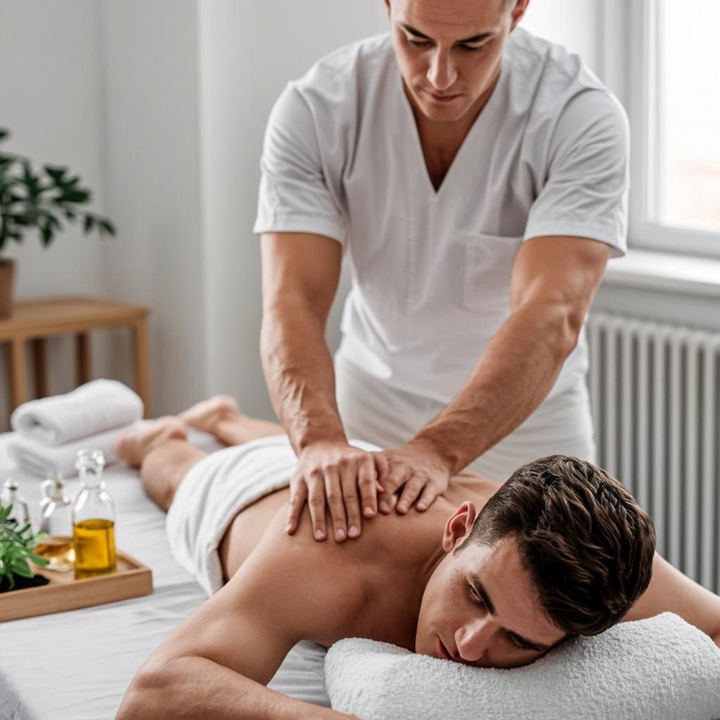 Deep tissue massage therapy at Relax Zen massage spa